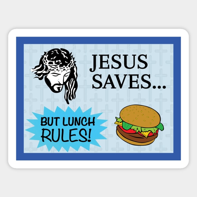 Lunch Rules! Magnet by deathbytoys